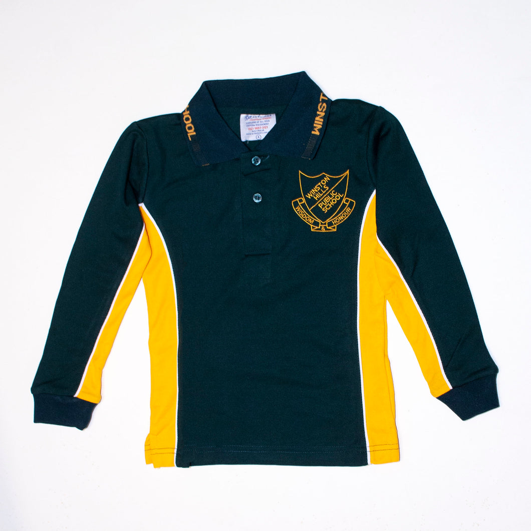 Boys Long Sleeve Polo